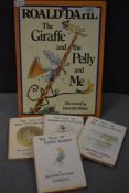 A small lot of books including four assorted Beatrix Potter and an illustrated copy of Roald Dahl '