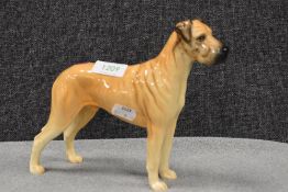 A Beswick pottery study of a Great Dane AF.