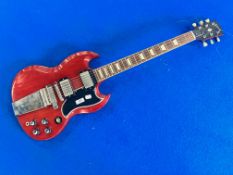 A 2002 Gibson Custom Shop SG Standard (62 reissue) , serial number 023472 , with Gibson hard case
