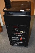 An MJ Acoustics Minuet Monitor/Subwoofer