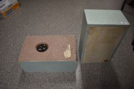 A pair of Acoustic Suspension AR-7 speakers, in painted cabinets