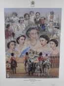 After Stephen Doig (1964-present) a limited edition colour print, Her Majesty Queen Elizabeth II