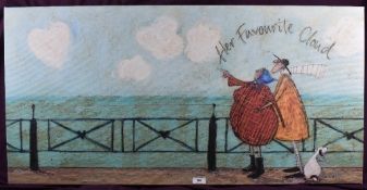 After Sam Toft (contemporary) a coloured canvas print, entitled within the composition 'Her Favorite
