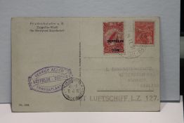 1931 LZ 127 GRAF ZEPPELIN, 3rd SOUTH AMERICA RETURN FLIGHT PICTURE POST CARD Picture postcard