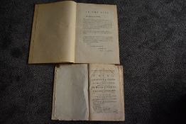 Antiquarian. Newton's Vitruvius - volume 1 only, lacks title page, with six mixed plates bound at