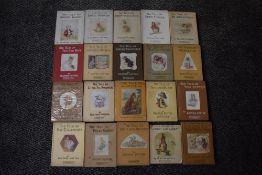 Beatrix Potter. A selection of the story-books, inter-war reprints (1930's). Condition mixed, but