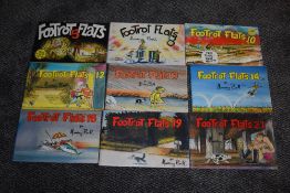 Humour/Cartoon. Murray Ball's Footrot Flats. Numbers 5, 8, 10, 12, 13, 14, 18, 19, & 21. (9)