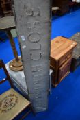 A vintage metal road sign, Wentworth Close, width approx. 140cm