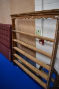 A traditional pine delft rack