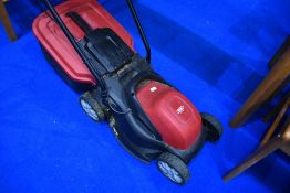 A Webb electric lawnmower
