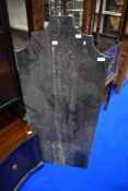 A vintage board, possibly for hymn number display or longcase clock