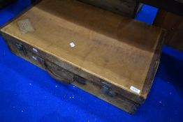 A vintage travel case