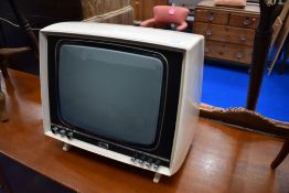 A vintage GEC portable TV, model Junior Fineline