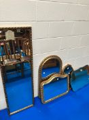A large selection of mirrors
