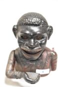 A genuine cast iron mechanical money bank.