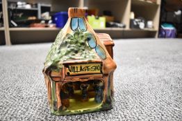 A mid century Derek Fowler studio pottery night light for the Village Shop.