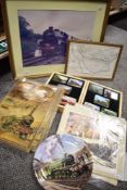 A collection of stream train and railway related ephemera and memorabilia.