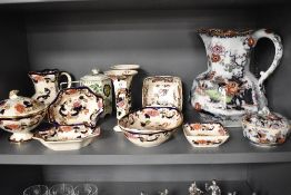A selection of Masons ceramics in various patterns and designs including Mandalay and Paynsley.