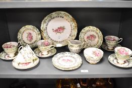 A 20th century Genuine fine Bone China part tea service.