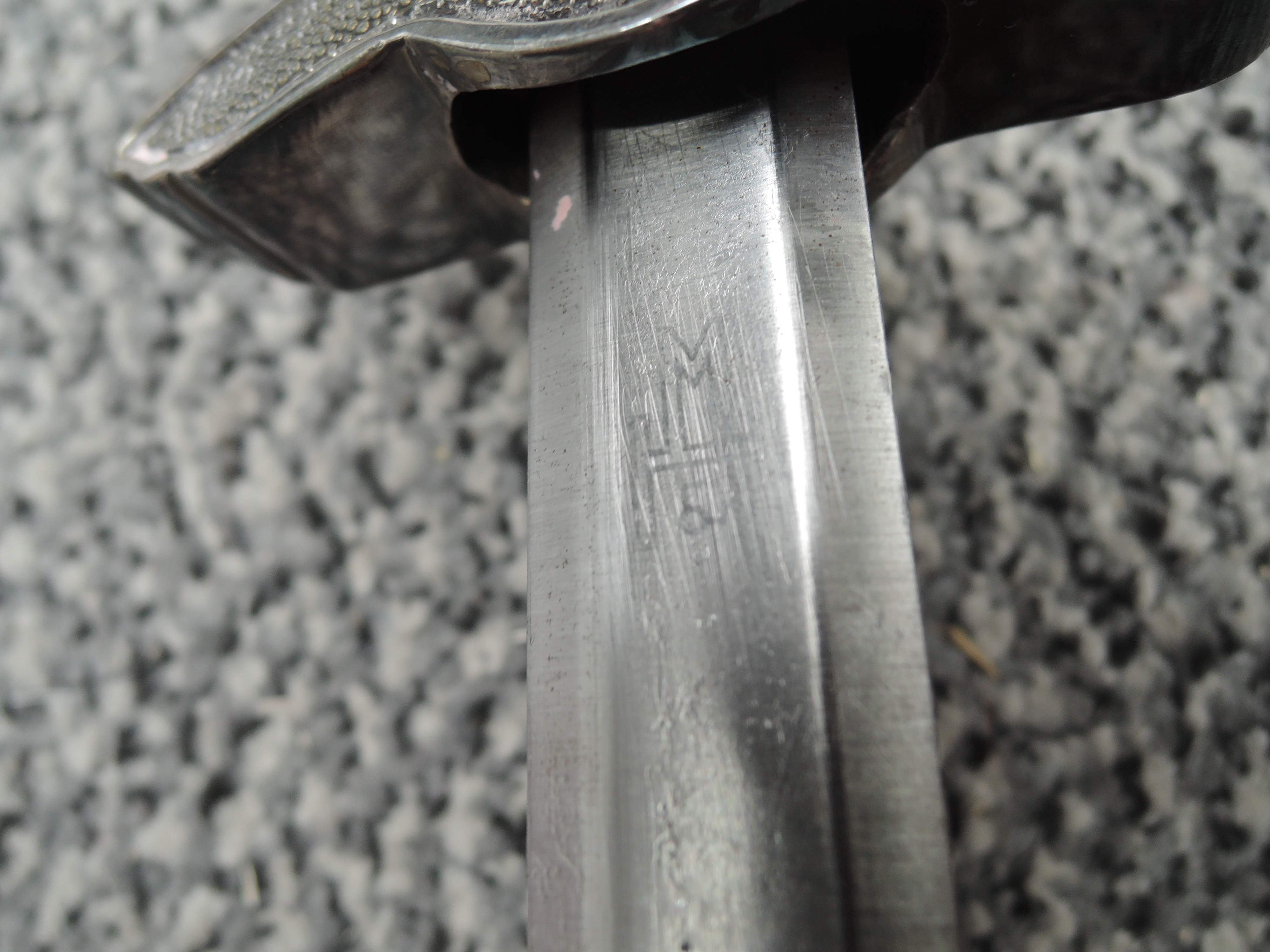 A German WW2 Luftwaffe Dagger 1937, Cross Guard in the form of a Eagle clutching Swastika, - Image 6 of 6