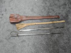 A British Coldstream Guards Sword by SJ Pillin 31 Gerrards Soho, engraved blade with battles,