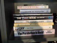 Nine volumes relating to German Luger Guns, The Parabellum is Back 1945-2000, Luger by John