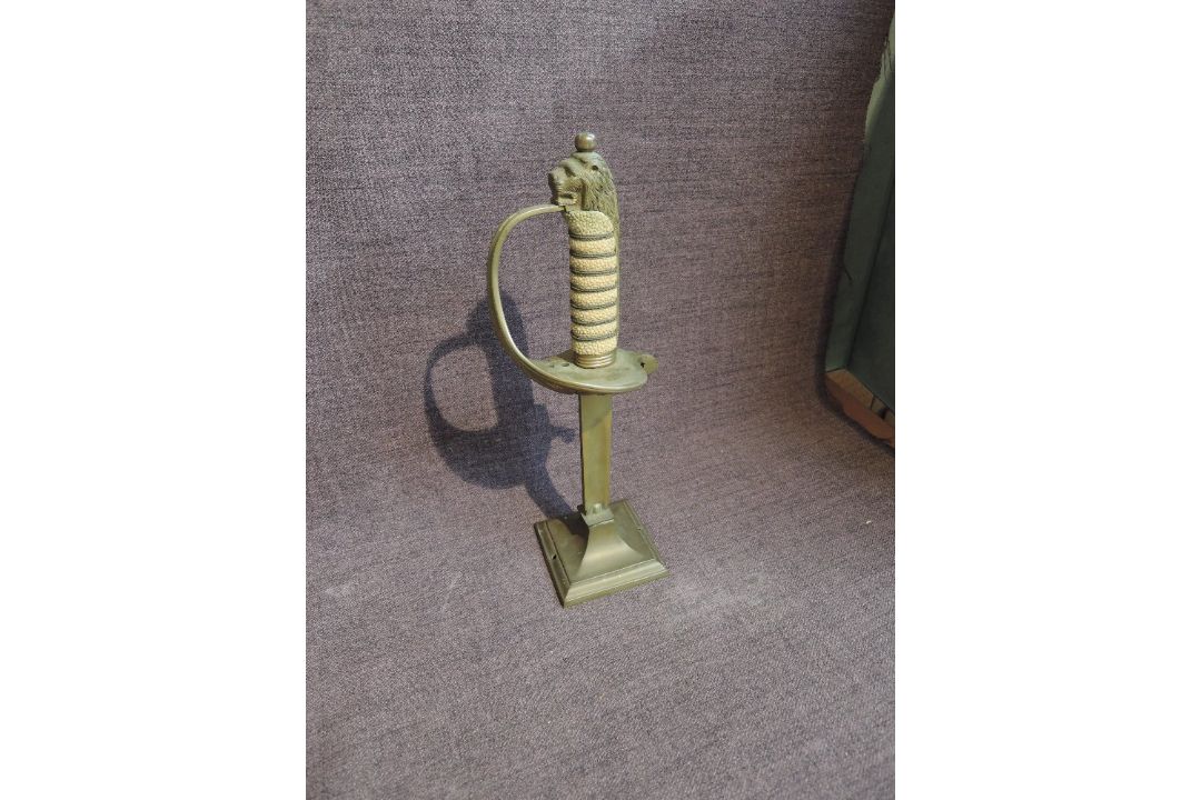 A British Model 1858 Naval Officer's Sword cut down into a presentation model