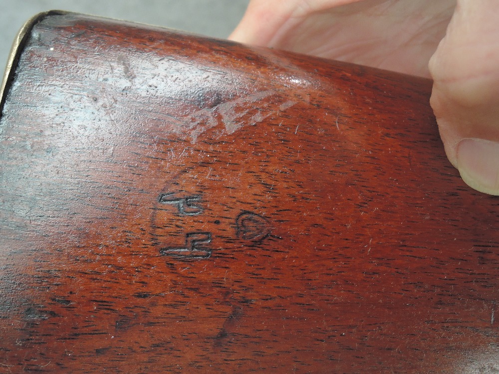 An India Pattern Brown Bess pattern 1797 .75 calibre, barrel length 39', stamped on lock plate - Image 3 of 6