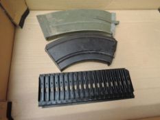 A Bren Gun Magazine, a Madsen Gun Magazine and a Breda Gun Bullet Feed Try