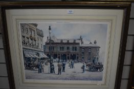 Antony Forster, (contemporary), after, a Ltd Ed print, signed and num 366/850, City Final, 40 x