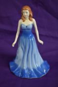 A Royal Doulton figure study from the Gemstone collection Sapphire HN4978 with box and certificate.
