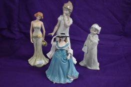 Two Nao figure studies including Oriental Girl 1483, Girl in Night Dress, An Annie Rowe Leonardo