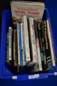 A collection of railway interest books, including Model making interest.