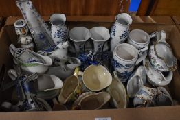Seventeen small jugs/gravy boats including a Beswick raspberry jug and saucer and various patterns