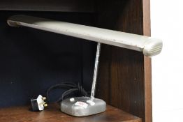 A mid century Philips style gooseneck desk top lamp.