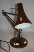 A mid century Anglepoise model 90 adjustable lamp.