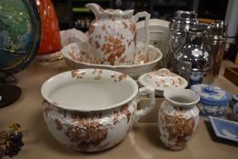 An early 20th century Astoria Washjug and bowl set.
