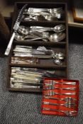 A good collection of Comunity silver plated cutlery.