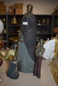 Three modern Soul Journeys African figurines including a limited edition Maasai no. 672/3500