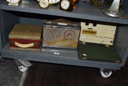 Three mid century radios, including Cavalier and Vidor.