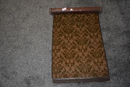 An early 20th century train carriage blind.