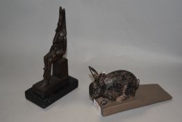 A Capa Esculturas, Claudio Coello, Madrid cold cast bronze study, of Egyptian interest, AF.