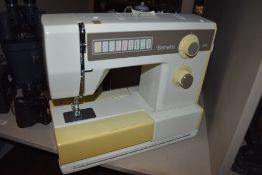 A Bernette sewing machine, with instruction manual.