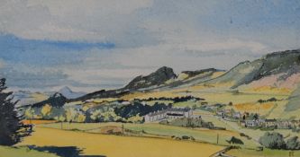 Dr H.P Cooper-Harrison (20th century) watercolours, entitled 'The Corn Crop, Blanefield,