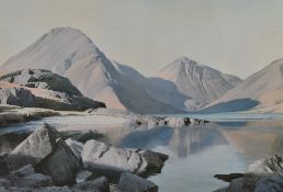 After William Heaton Cooper (British 1903-1995) three lake district scene colour prints, each framed