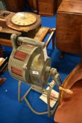 A vintage Secomak hand operated syren type 447, serial number 5951 (air raid or high tide) with home