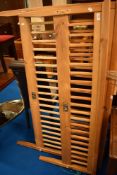 A modern pine bed headboard and foot only , width approx. 150cm