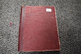 An early 20th century note book containing the musings and thoughts on friendship.