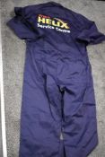 A Mechanics or engineers Shell Helix Service Centre set of overalls.
