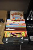 A selection of vintage childresn Beano comic book annuals.
